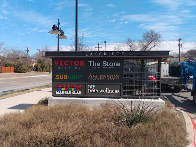Lakeridge Center, Monument Sign by Signs PQ in DFW.